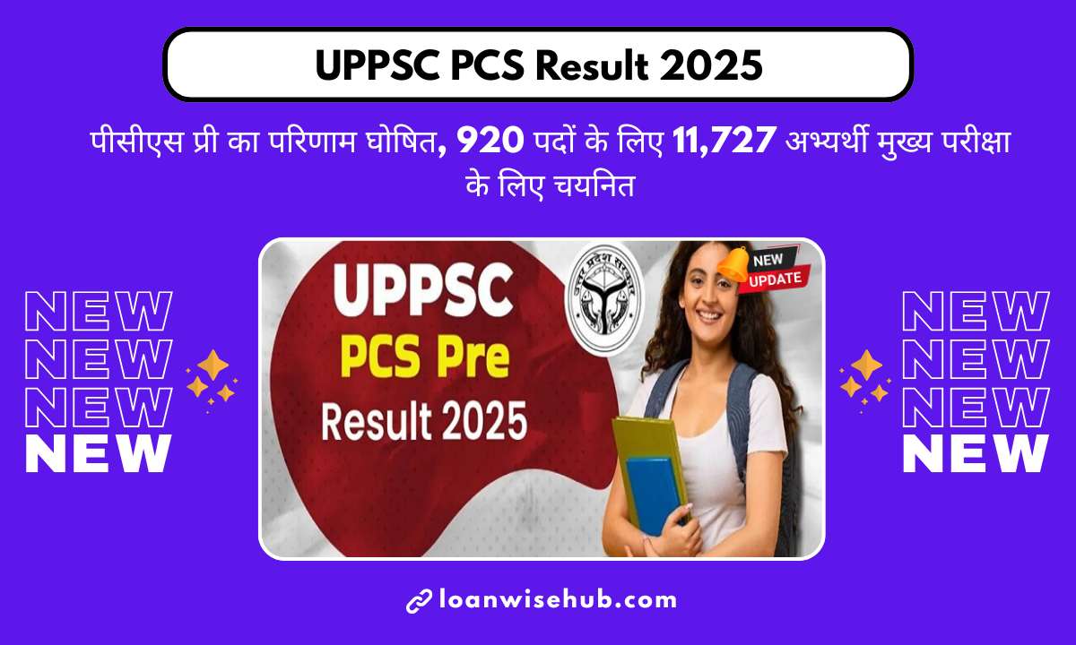 UPPSC PCS Result 2025